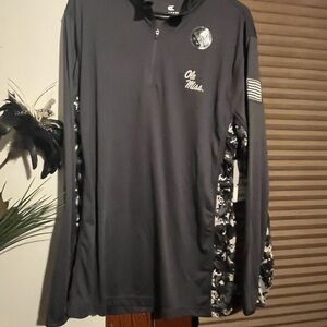 Colosseum Black Quarter-Zip Pullover